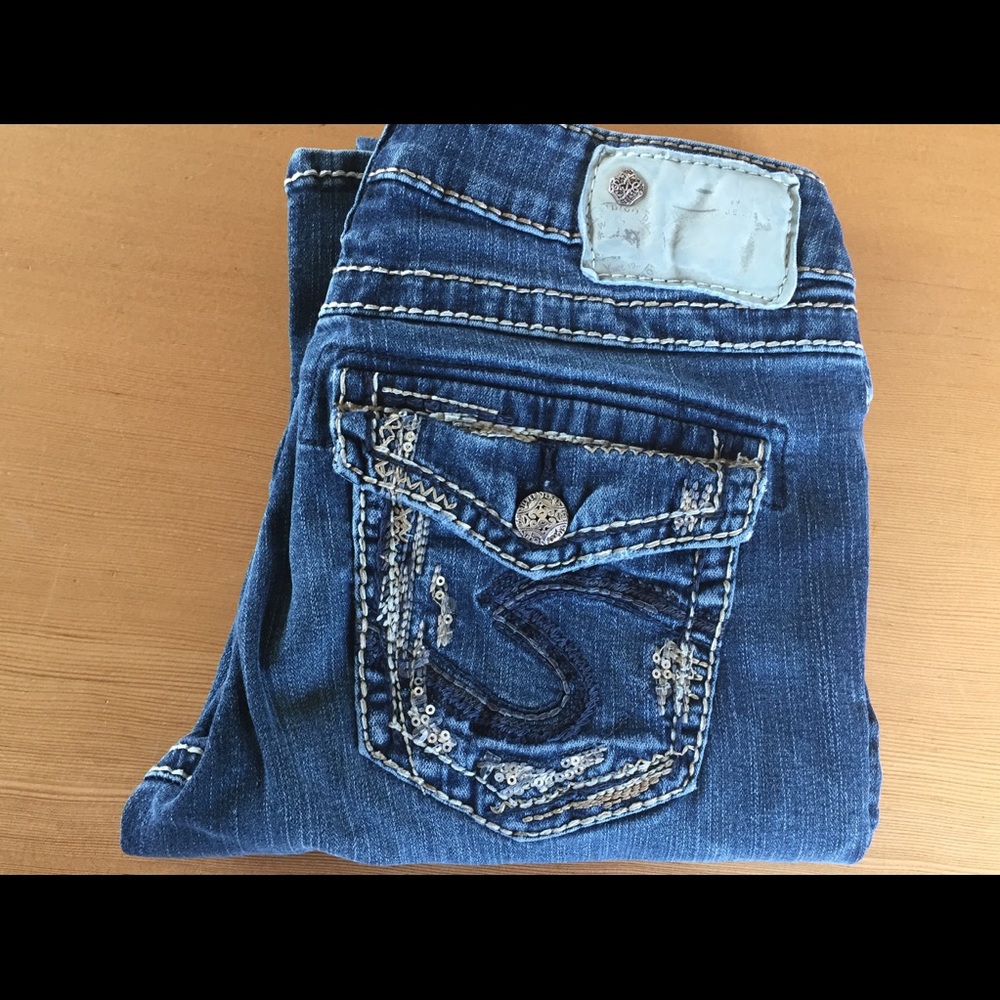Silver Jean Aiko Mid Slim Boot size 25/31